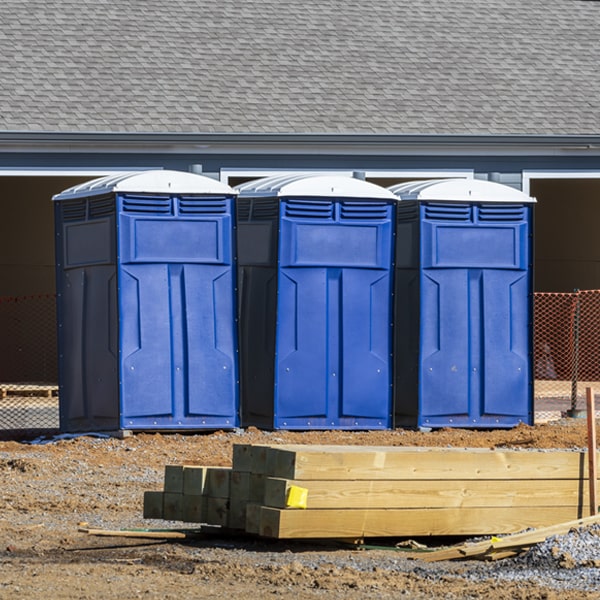 what is the maximum capacity for a single porta potty in Essex Junction Vermont